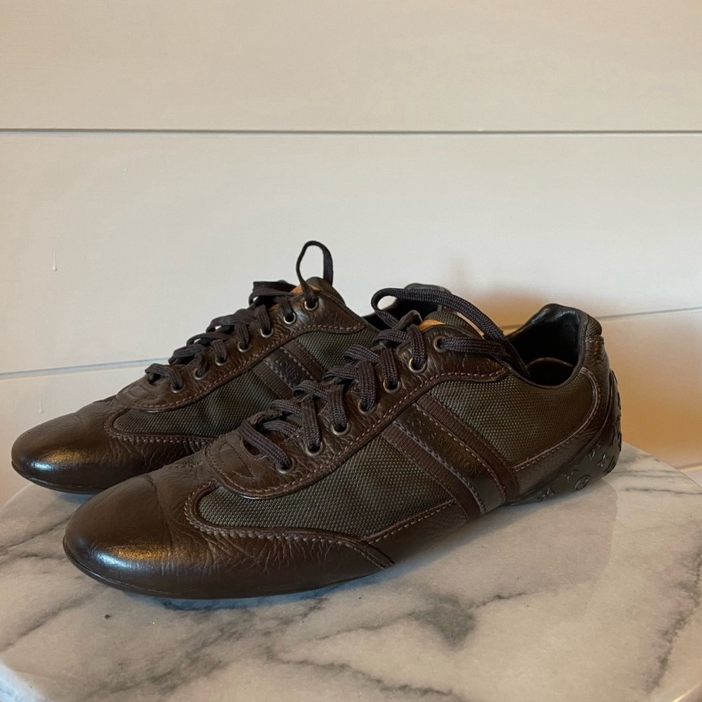 Louis Vuitton G0 Leather sneakers Size US 10